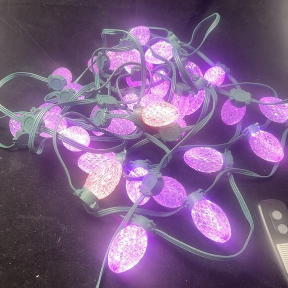 2 Sets GE 36 Color Changing C9 LED White/Multi-Color Lights w/14 Functions - Picture 12 of 14